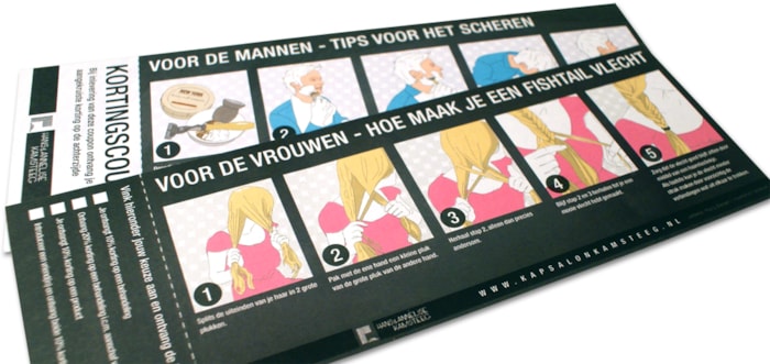 vouchers Kapsalon
Kamsteeg baixo illustraties