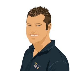 team illustratie Drukkerij Gelderblom 