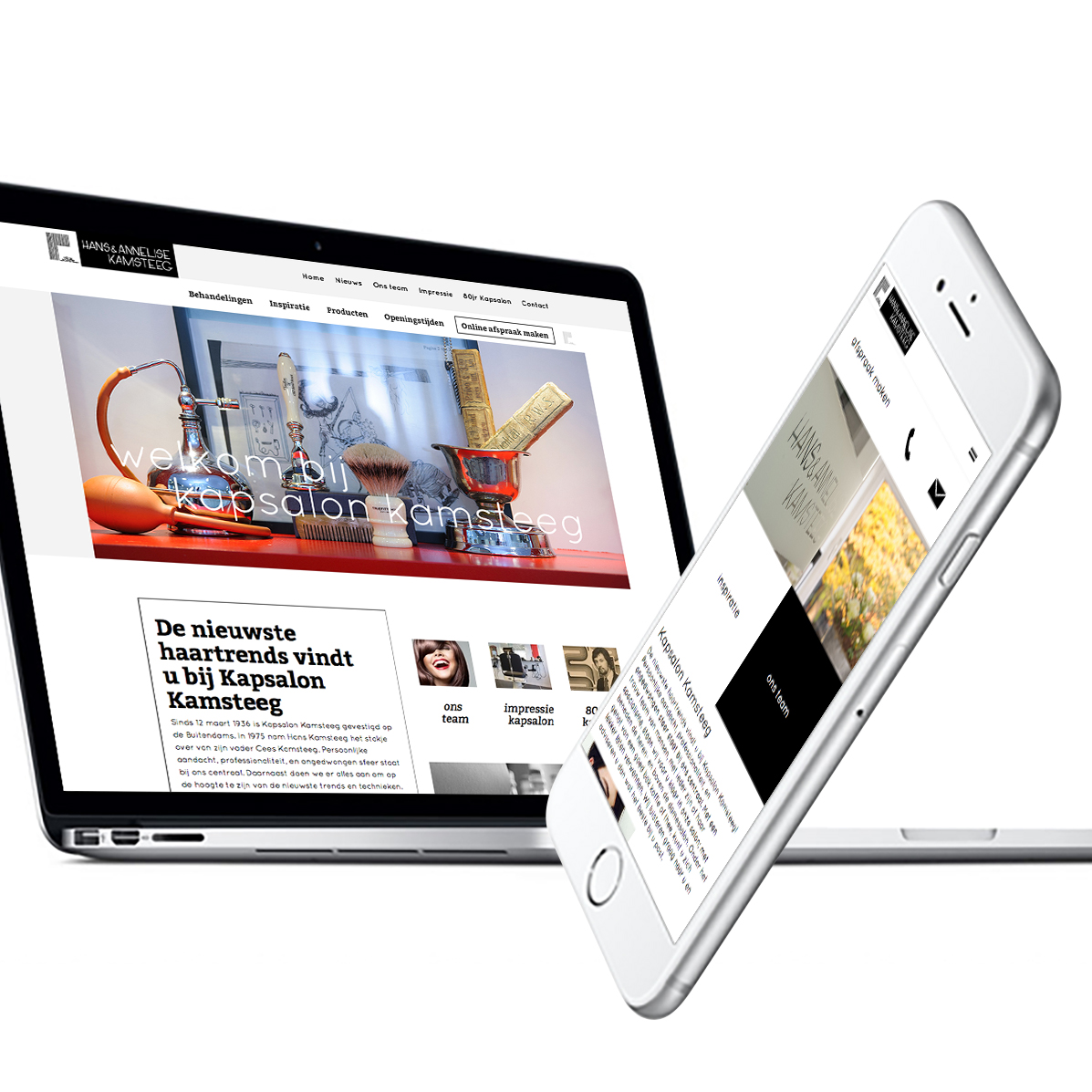 website Kapsalon Kamsteeg