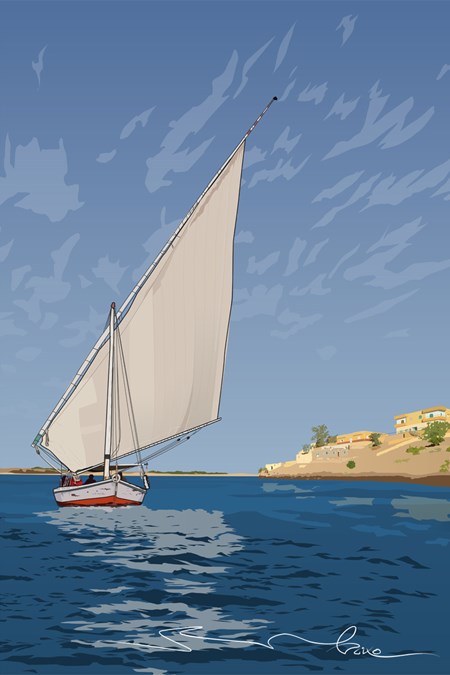 egypte baixo illustraties